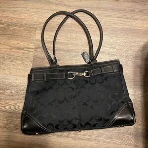Coach black purse